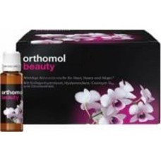 Витамины Orthomol Beauty флаконы для улучшения состояния кожи, ногтей и волос 7 шт.
