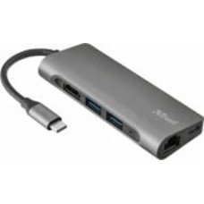 USB-хаб Trust Dalyx 7-IN-1 USB-C Aluminium