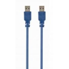 Кабель Maxxter USB3.0 A-папа/А-папа 0,5 м синий (U-AMAM3-0,5m) Кабель Maxxter USB3.0 A-папа/А-папа 0,5 м синий (U-AMAM3-0,5m)