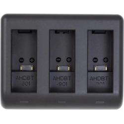 Зарядное устройство PowerPlant GoPro BC-GP9C для трех аккумуляторов