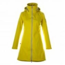 Пальто женское демисезонное HUPPA AVA 12288000-10202-0XS р.XS желтое