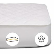 Наматрасник MirSon 951 Natural Line Стандарт Eco обычный с резинкой по периметру 26х100x200 см 2200000836274