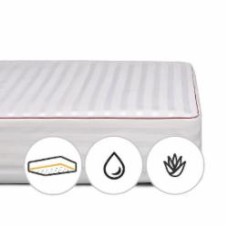 Наматрасник шелковый MirSon DeLuxe Silk Aloe Vera 301 водонепроницаемый с резинкой по периметру 26х80x190 см 2200000374172