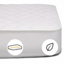 Наматрасник MirSon Natural Line Стандарт Тенсель (Modal) 981 обычный с резинкой по периметру 26х90x190 см 2200000835857