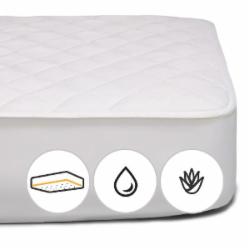 Наматрасник MirSon Natural Line Стандарт Bamboo Aloe Vera 973 водонепроницаемый с резинкой по периметру 26х80x190 см 2200000835055