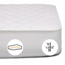 Наматрасник MirSon Natural Line Стандарт Bamboo 969 обычный с резинкой по периметру 26х140x190 см 2200000837530