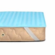 Наматрасник шелковый MirSon Valentino Silk 302/1 водонепроницаемый с резинкой по углам 26х90x200 см 2200000353122