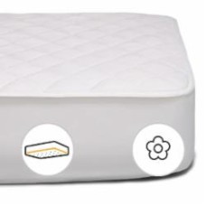 Наматрасник MirSon 951 Natural Line Стандарт Eco обычный с резинкой по периметру 26х70x130 см 2200000833396