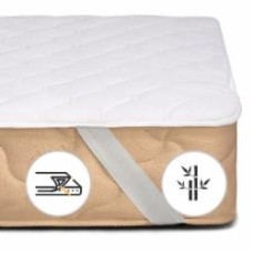 Наматрасник MirSon Natural Line Стандарт Bamboo 968 обычный с резинкой по углам 26х180x200 см 2200000839732