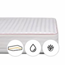 Наматрасник шелковый MirSon DeLuxe Silk Aloe Vera 301 водонепроницаемый с резинкой по периметру 26х70x190 см 2200000369253