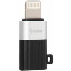 Адаптер Gelius OTG Adapter GP-OTG006 Type-C to Lighting серебристый с черным (GP-OTG006)