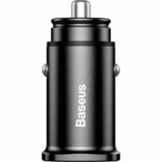 Автомобильное зарядное устройство BASEUS Square metal 30W Black (CCALL-DS01)