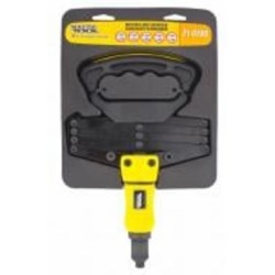 Пистолет для заклепок MasterTool рычажно-складной 280-750 мм Ø2.4/3.2/4.0/4.8/6.4 мм 21-0790