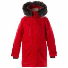 Пальто-куртка для мальчика HUPPA David р.152 красный 12270020-70004-152