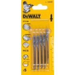 Набор пилочек для электролобзика DeWalt для древесины 5 шт. DT2168