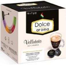 Кофе в капсулах Dolce Aroma Vellutato для системы Dolce Gusto 7 г х 16 шт
