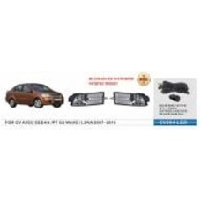 Фара противотуманная DLAA Chevrolet Aveo Sedan II/2006-12/CV-304L/9006-12V55W+LED-2W/FOG+DRL 55 Вт Вт 12 В