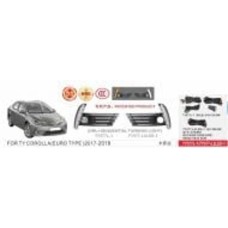 Фара противотуманная DLAA Toyota Corolla 2016-18/TY-577L1-A/H11-12V55W+DRL-3W/3W/FOG+DRL+TURN 55 Вт Вт 12В В