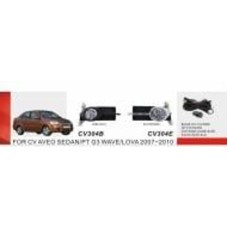Фара противотуманная DLAA Chevrolet Aveo Sedan II/2006-12/CV-304E 55 Вт Вт 12В В