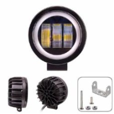 Фара рабочего света PULSO DRL WLP-30R4 FLOOD 3LEDx10W (4 INCH)10-30V/30W/6000K 10 Вт 12 В