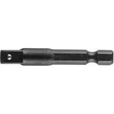 Адаптер GRAPHITE ударный 1/4 Hex-1/4 Square сталь S2 1 шт. 56H555