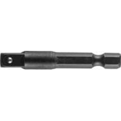 Адаптер GRAPHITE ударный 1/4 Hex-1/4 Square сталь S2 1 шт. 56H555