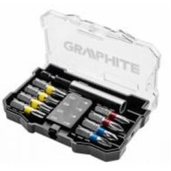 Набор бит GRAPHITE с держателем 10 шт. 56H614