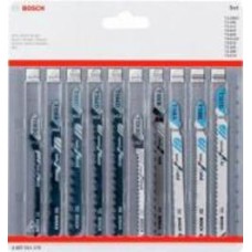 Набор пилочек для электролобзика Bosch Wood and Metal 10 шт. 2.607.011.170