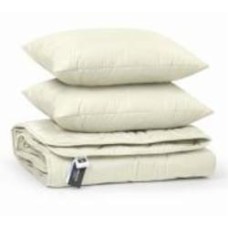 Набор антиаллергенный 3M ТМ THINSULATE ТМ Всесезонный №1668 Eco Light Creamy (подушка 50х70 средняя) 220x240 см MirSon кремовый