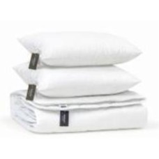 Набор антиаллергенный Eco-Soft Всесезонный №1696 Eco Light White (одеяло и подушки 50х70 среднии) 140x205 см MirSon белый