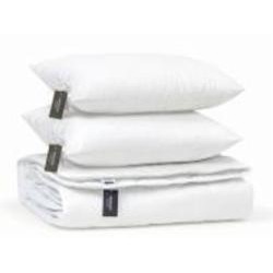 Набор антиаллергенный 3M ТМ Thinsulate ТМ Всесезонный №1666 Eco Light White (одеяло и подушки 50х70 среднии) 140x205 см MirSon белый