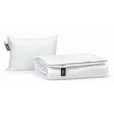 Комплект антиаллергенный EcoSilk Всесезонный №758 Eco Light White (одеяло и 50x70 средняя) 172x205 см MirSon белый