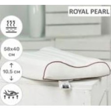 Подушка ортопедическая №6003 Noble stripe Royal Pearl (2200003260724) MirSon 58x40x10,5 белый