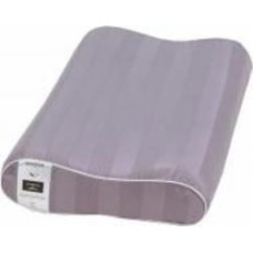 Подушка ортопедическая №6088 Noble stripe Peony (2200003262414) MirSon 49x32x10,5 серый с фиолетовым