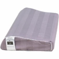 Подушка ортопедическая №6109 Noble stripe Peony KIDDY Girl (2200003262636) MirSon 50x29x5/8 серый с фиолетовым