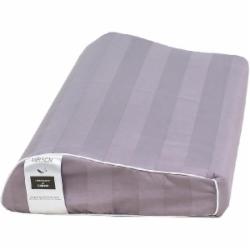 Подушка ортопедическая №6109 Noble stripe Peony KIDDY Girl (2200003262636) MirSon 50x29x5/8 серый с фиолетовым