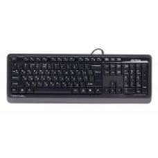 Клавиатура A4Tech black/grey (FKS10 (Grey)) Sleek Media Comfort, US