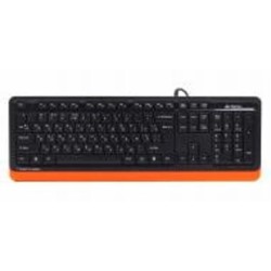 Клавиатура A4Tech orange (FKS10 (Orange)) Fstyler Sleek Media Comfort