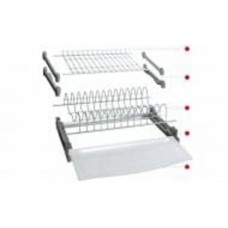 Сушилка для посуды Hafele 544.20.675 700 мм с антикоррозионным покрытием поддон из нержавейки серое крепление Сушилка для посуды Hafele 544.20.675 700 мм с антикоррозионным покрытием поддон из нержавейки серое крепление