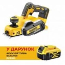 Электрорубанок DeWalt DCP580N+DCB184