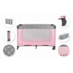 Манеж-кровать MoMi Belove pink LOZE00016