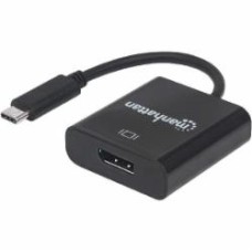 Переходник Intracom USB3.1 Type-C — DisplayPort (F) 0,21 м черный (152020)