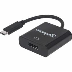 Переходник Intracom USB3.1 Type-C — DisplayPort (F) 0,21 м черный (152020)