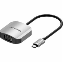 Переходник Vention USB3.1 Type-C -VGA (F) 1080p 60Hz 0,15 м серый (TDFHB)
