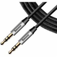 Кабель BASEUS AUX Audio 3.5мм M/M Yiven Audio Cable M30 Baseus 0,5 м серебристый с черным (CAM30-AS1)