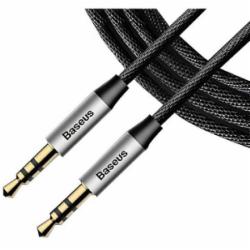 Кабель BASEUS AUX Audio 3.5мм M/M Yiven Audio Cable M30 Baseus 0,5 м серебристый с черным (CAM30-AS1)