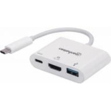 Док-станция Intracom USB3.1 Type-C - HDMI/USB 3.0/PD 60W 4-in-1 Manhattan (152945)