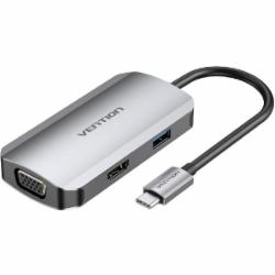 Док-станция Vention 4-in-1 100W Hub (TOAHB)