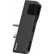Док-станция BASEUS USB3.1 Type-C+3.5mm - USB 3.0/RJ45/Type-C/3.5mm for Surface Go (CAHUB-FG01)