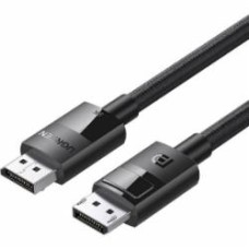 Кабель UGREEN DP 1.4 Male to Male Plastic Case Braided Cable DP114 2 м черный (80392)